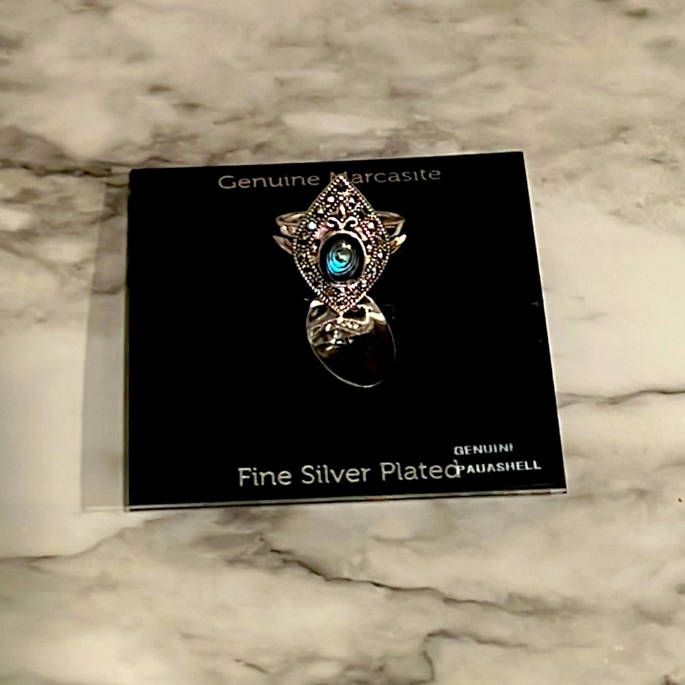 Marcasite ring, size 7